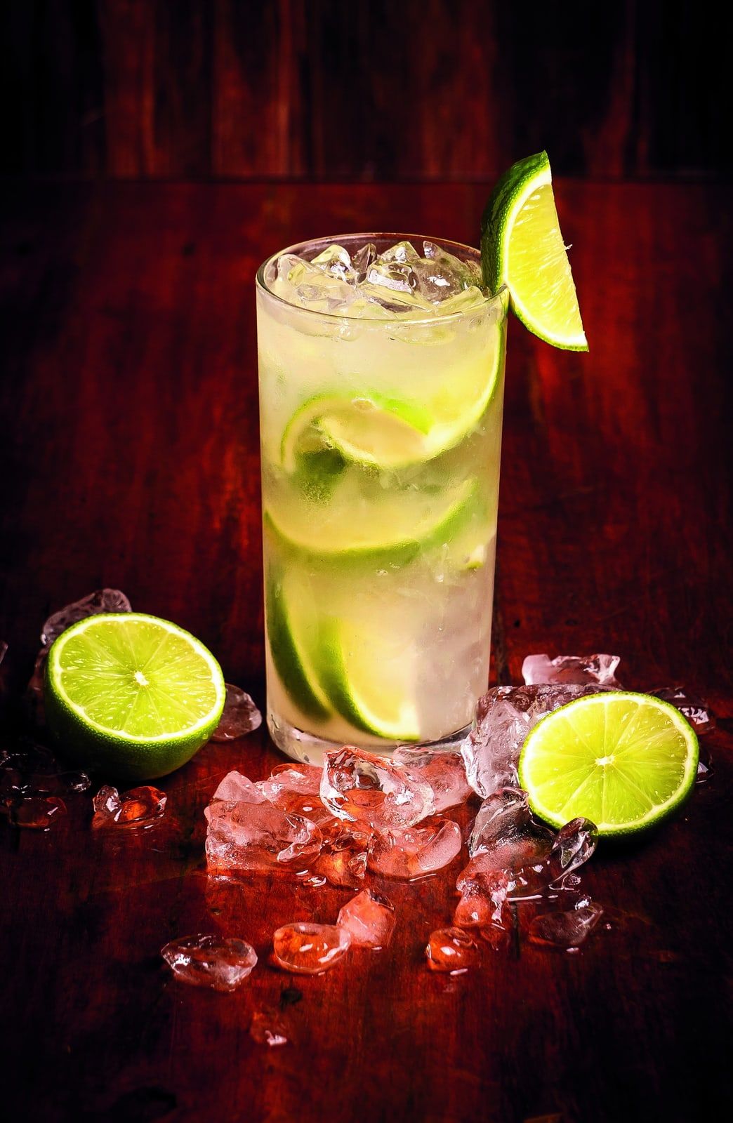 Limetten-Caipirinha