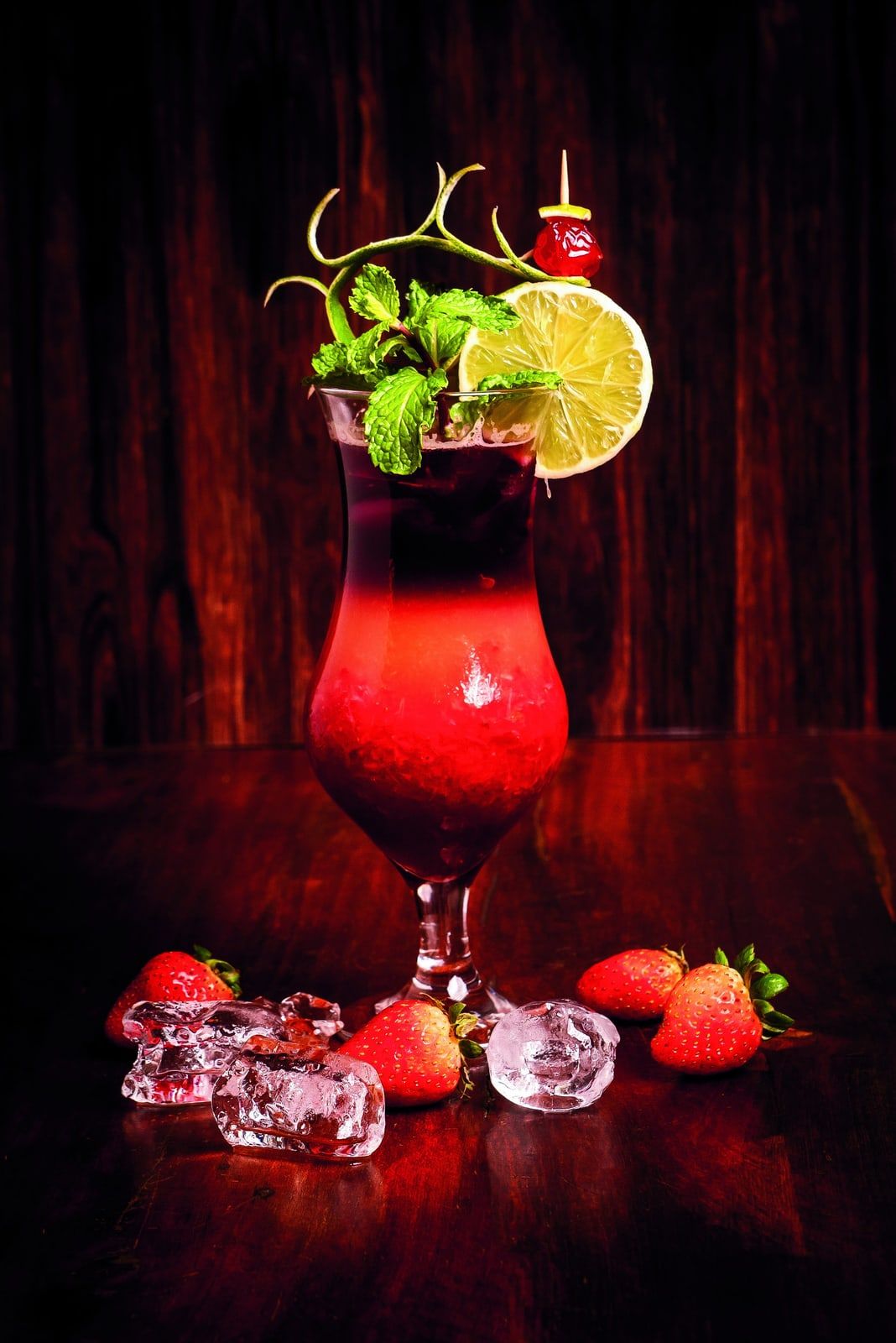 Alkoholfreier Erdbeer-Cocktail