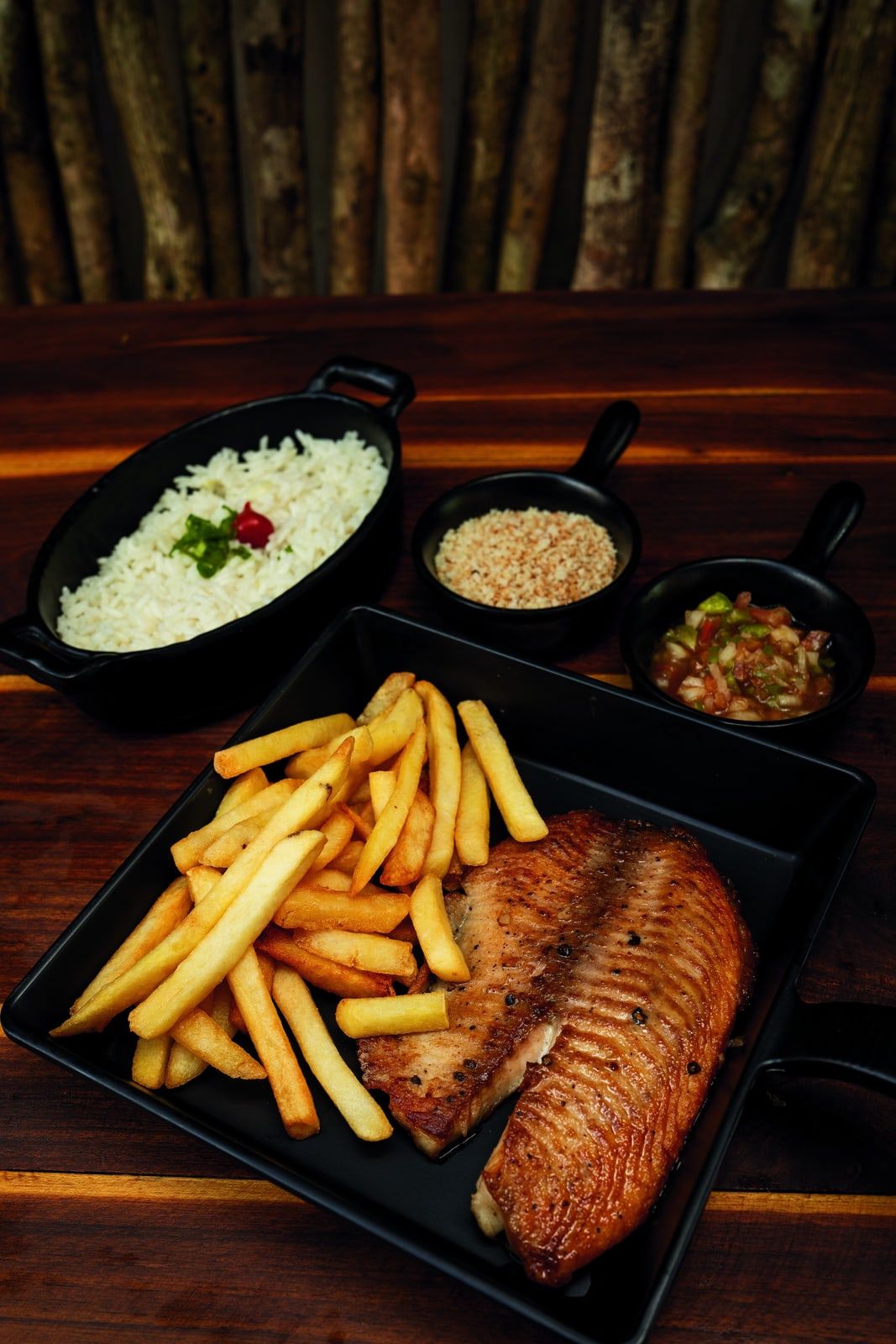Fischfilet in Olivenöl