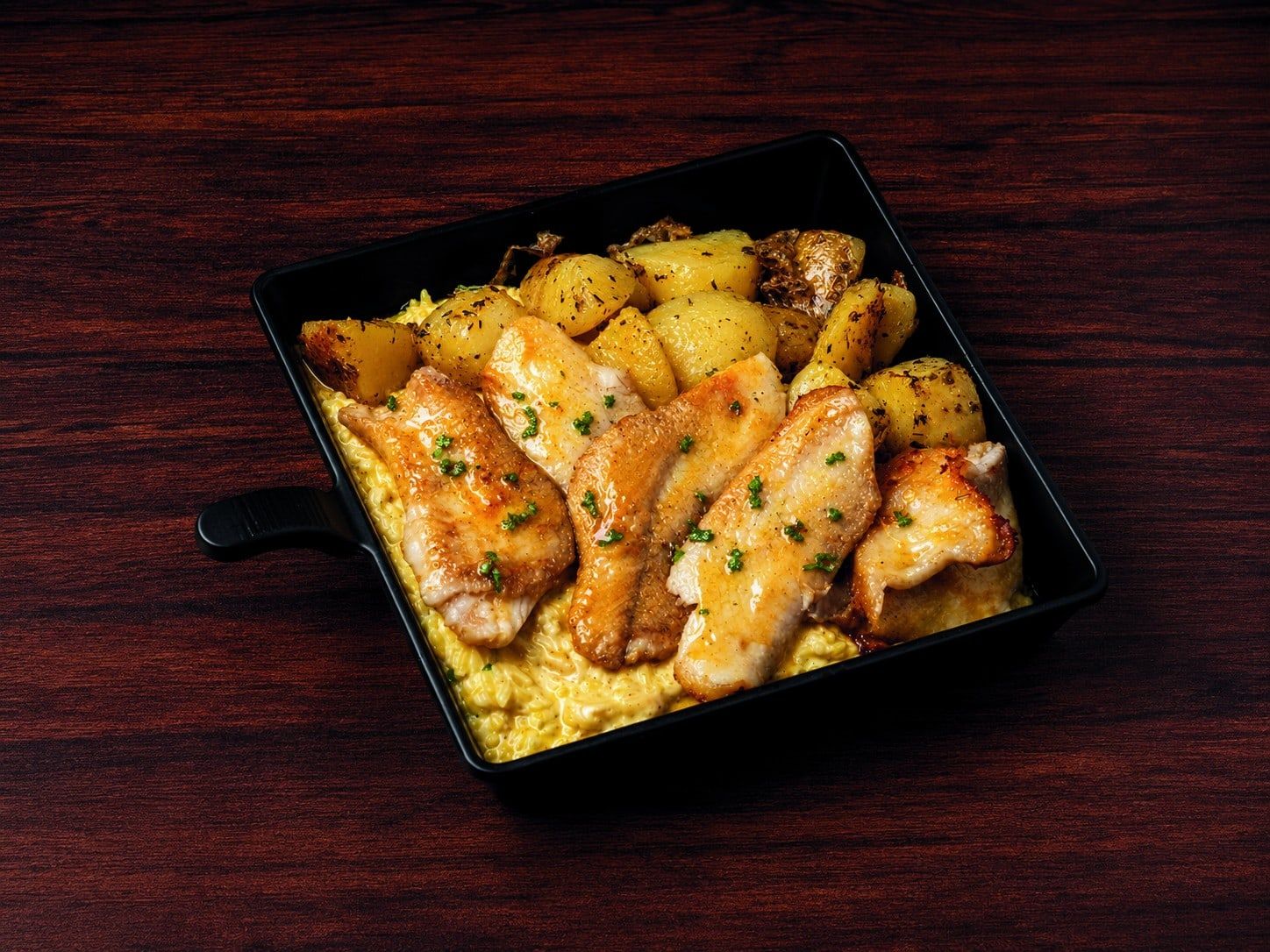 Fischfilet mit Kräutern