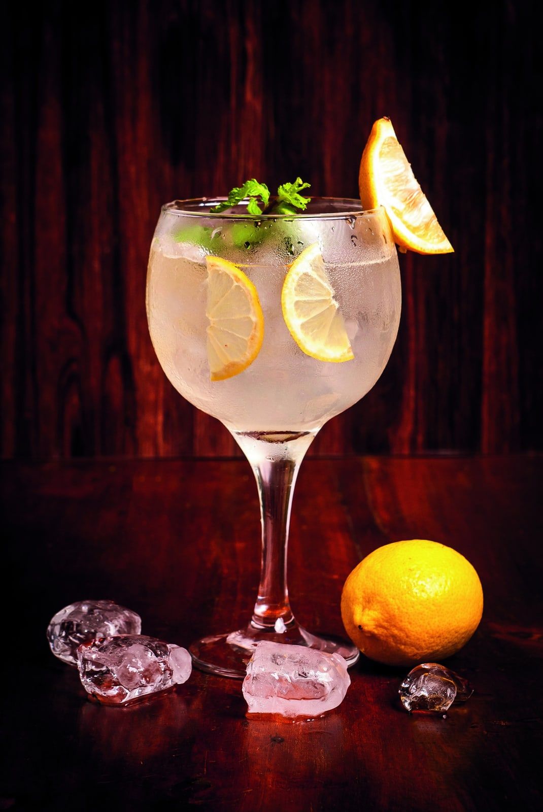 Gin Tonic mit Limette