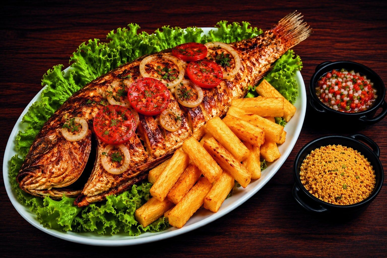 Ganzer Fisch der Villa